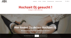 Desktop Screenshot of hochzeit-dj-gesucht.de